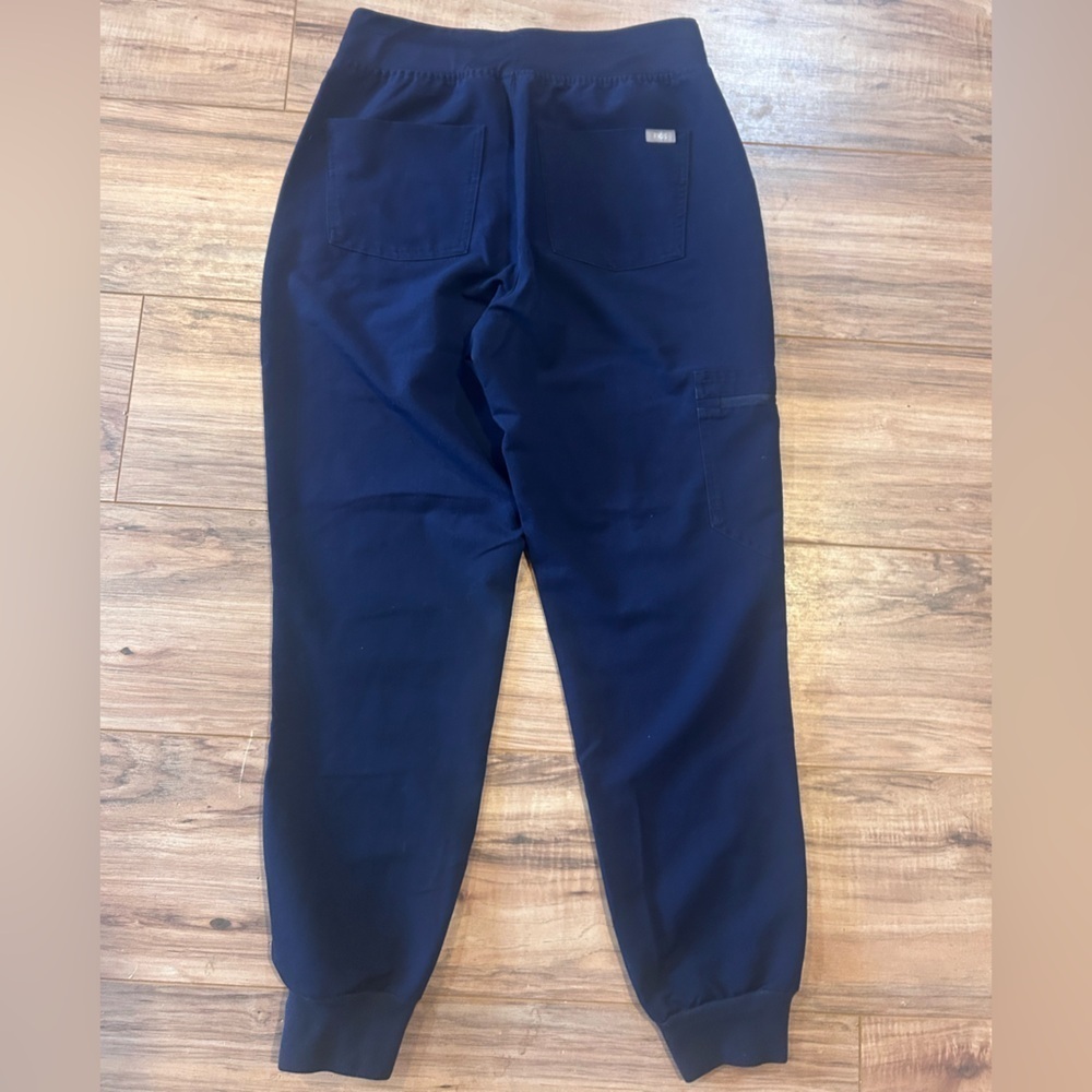 FIGS Technical Collection Navy Blue Scrub Jogger Pants Size S/P - Picture 2 of 7